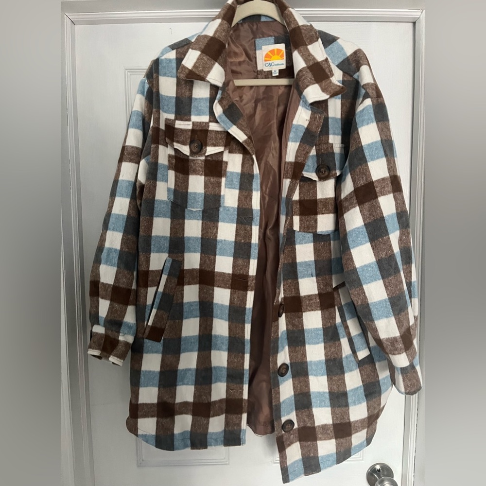 Plaid Shacket - Picture 2 of 3